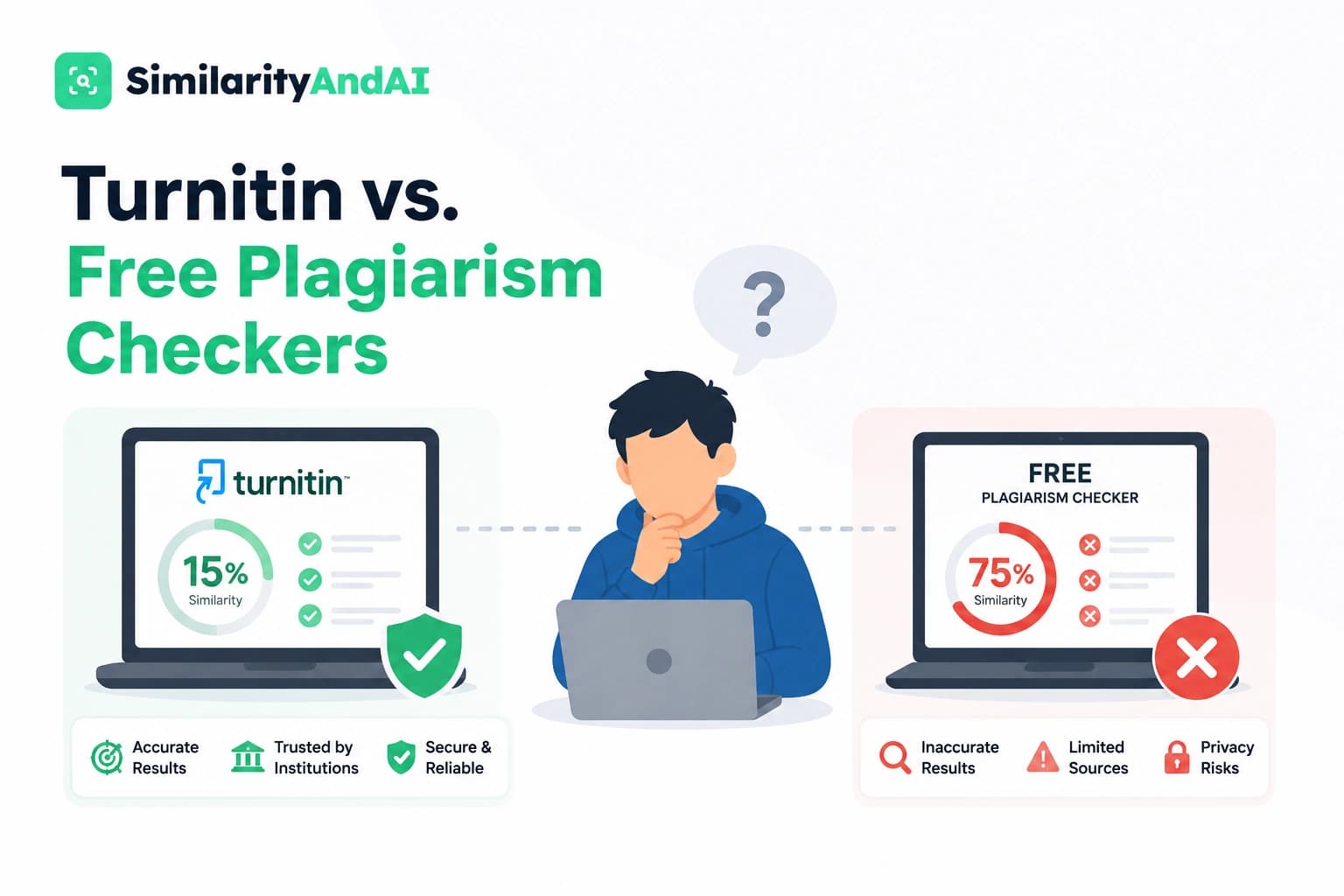 Turnitin vs. Free Plagiarism Checkers: What's Actually Different
